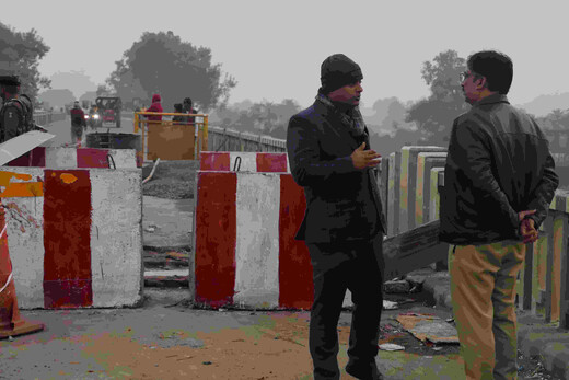 पुल मरम्मती का निरीक्षण, जाम से निजात के लिए वन-वे यातायात व्यवस्था लागू